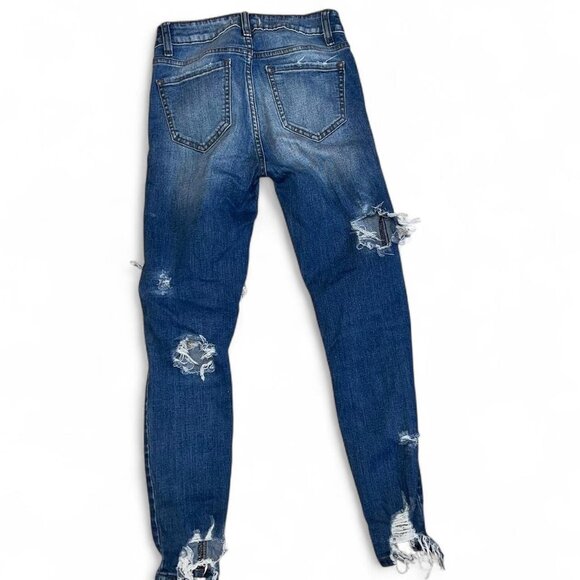 Oasis Highly Distressed High Waisted Jeans - Picture 2 of 2